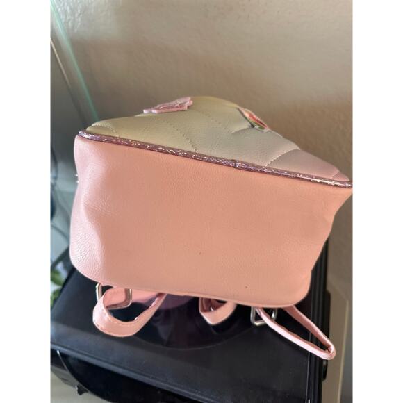 New Miss Gwen OMG Mini Backpack Custom Patches Pink Quilted Bag with Charms - Picture 11 of 11
